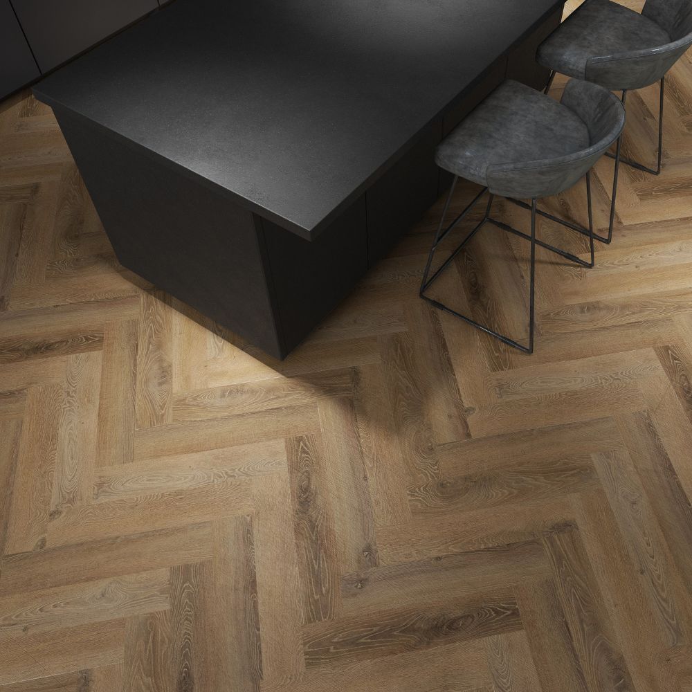 6.5mm SPC Herringbone Dusk Wood (Price per m²)